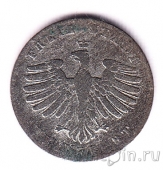 Франкфурт 1 крейцер 1856