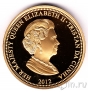 Тристан да Кунья 50 пенсов 2012 Елизавета II. 60 лет правления (3)