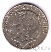 Швеция 1 крона 1981