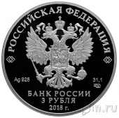 Россия 3 рубля 2017 Чемпионата мира по футболу: Нижний Новгород