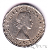 Новая Зеландия 6 пенсов 1953