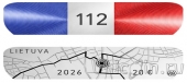 Литва 20 евро 2026 Служба 112