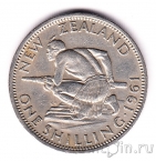 Новая Зеландия 1 шиллинг 1961