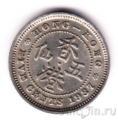 Гонконг 5 центов 1937