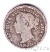 Канада 10 центов 1874