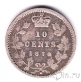Канада 10 центов 1874