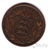 Гернси 8 дублей 1868