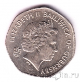 Гернси 20 пенсов 2003
