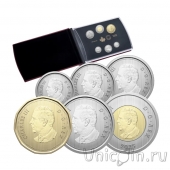 Канада набор 6 монет 2025 Бабочка Монарх