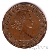 Новая Зеландия 1/2 пенни 1956
