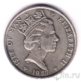 Остров Мэн 10 пенсов 1987