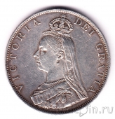Великобритания двойной флорин 1887 (Латинская
