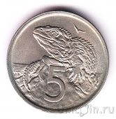 Новая Зеландия 5 центов 1974