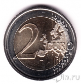 Франция 2 евро 2026 400 лет Военно-морскому флоту