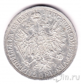 Австрия 1 флорин 1859 (A)