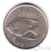 Бермуды 5 центов 1990