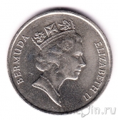 Бермуды 25 центов 1994