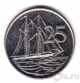 Каймановы острова 25 центов 2002
