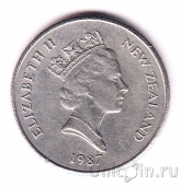 Новая Зеландия 5 центов 1987