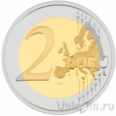 Португалия 2 евро 2026 100 лет фонду Ротари