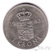 Дания 1 крона 1983