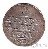 Гессен-Кассель 2 альбуса 1781