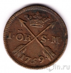 Швеция 1 оре 1759