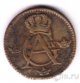 Швеция 1/4 скиллинга 1803