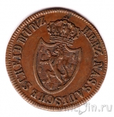 Нассау 1/4 крейцера 1811