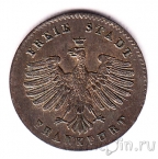 Франкфурт 1 крейцер 1839