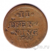 Бавария 2 пфеннига 1766
