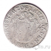 Баден 6 крейцеров 1816