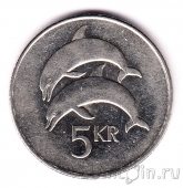Исландия 5 крон 1996