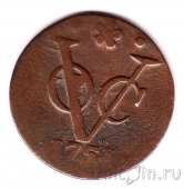 Нидерландская Восточная Индия 1 дуит 1751