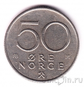 Норвегия 50 оре 1976