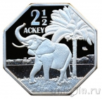 Британский Золотой Берег 2 1/2 ackey 2026 Слон