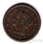 США 1 цент 1844