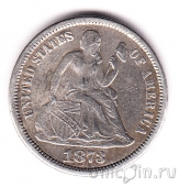 США 1 дайм 1873