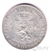 Нидерланды 1 гульден 1908