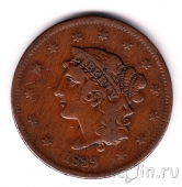 США 1 цент 1839