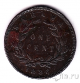 Саравак 1 цент 1886