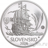 Словакия 20 евро 2026 Мориц Август Бенёвский