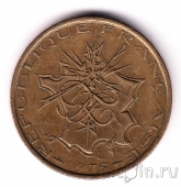 Франция 10 франков 1975