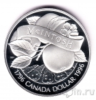 Канада 1 доллар 1996 Яблоко Мекинтош