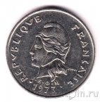 Новые Гебриды 20 франков 1973
