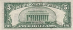США 5 долларов 1934 (Silver Certificate)