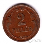 Венгрия 2 филлера 1938